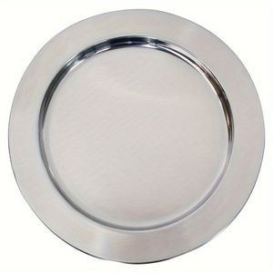 Assiette de présentation élégante en métal pour table de salle à manger, décoration de mariage, finition raffinée, qualité supérieure, durable - Product Image 2