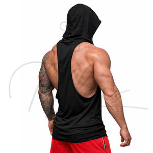 Camisetas sin mangas con capucha de alta calidad para hombre, para entrenamiento, culturismo, musculación, gimnasio. - Product Image 2