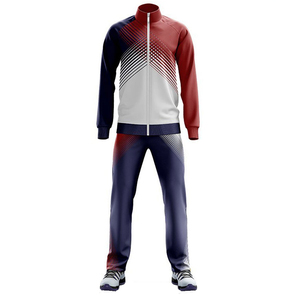 New Fashion Winter Casual Solid Sublimation Custom Breathable Lightweight Polyester/Cotton Drawstring Closure Tracksuits <b>Men</b> - Product Image 4