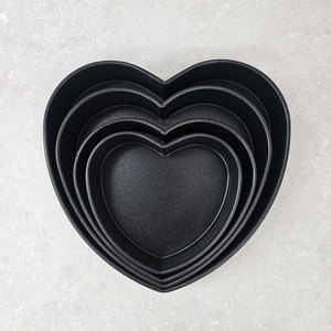 <b>Heart</b> <b>Shaped</b> <b>Cake</b> Pan PTFE Non Stick Deep Single Mold 4 Sizes Half to No3 Layer Sponge Chiffon Baking <b>Tin</b> Korea Made Bakeware - Product Image 4