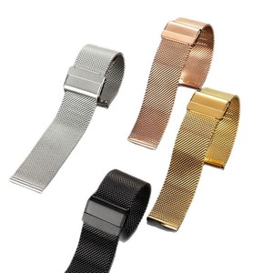 สายนาฬิกาข้อมืออัจฉริยะแบบตาข่ายสแตนเลสสตีล Milanese สำหรับ IWatch ขนาด 10-22 มม. ระบายอากาศได้ดี ใช้งานได้หลากหลาย - Product Image 5