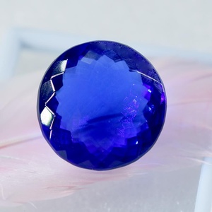 Certified Natural <b>Blue</b> <b>Topaz</b> Round Cut Faceted Gemstone Loose <b>Topaz</b> Stone For Rings Pendants Jewelry Making Gift - Product Image 4