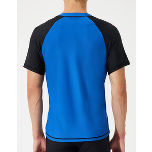 T-shirt de sport personnalisé noir à manches longues à séchage rapide, impression de lettres rouges OEM ODM, logo personnalisé, col rond, vêtements d'équipe pour hommes 2026 Pro - Product Image 2
