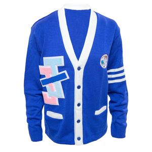 Jack and Jill Old School Cardigan Classic Button Front Knit <b>Sweater</b> <b>Vintage</b> Style Long Sleeve Casual Varsity Outerwear Premium - Product Image 1