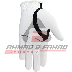 Guantes de Golf Unisex de Cuero Genuino de Alta Calidad para Hombre, Correa de Muñeca Ajustable con Cierre de Gancho y Bucle, Servicio OEM con Logotipo Personalizado - Product Image 5
