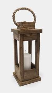 Farol de Vela Personalizable Moderno de Madera y Metal Hecho a Mano, Ecológico y de Calidad Única, Diseño Admirable para Decoración de Interiores del Hogar - Product Image 2