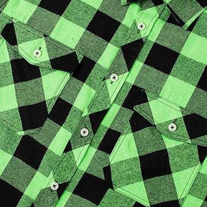 เสื้อเชิ้ตแฟลนเนลผ้าฝ้ายเนื้อหนาลายสก็อตสำหรับผู้ชายและเด็กผู้ชาย ระบายอากาศได้ดี ขายดี ผลิตจากโพลีเอสเตอร์คุณภาพสูง ดีไซน์ทันสมัย ติดกระดุม - Product Image 4