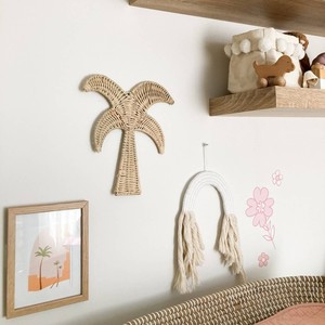 Palmier en rotin naturel pour décoration de chambre d'enfant bébé stickers muraux esthétiques fabriqués au Vietnam - Product Image 2