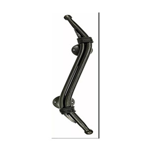 Modern Cast Iron Bedroom <b>Door</b> <b>Pull</b> <b>Handle</b> with Black Finish Durable Rustic Hardware - Product Image 2