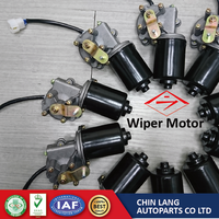 Motor de limpiaparabrisas de alta resistencia, sistema de limpiaparabrisas, Motor eléctrico, V 12, 24V, soportes personalizados, brazo de accionamiento del eje, pintura de martillo de grado