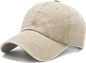 Daizha Sports Unisex 100% Cotton Denim 6-Panel <b>Baseball</b> <b>Cap</b> Solid Light Color Adjustable Fit Casual Sporty Vintage Four Seasons - Product Image 6