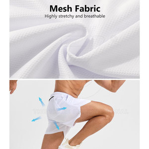 Pantalones Cortos Deportivos Personalizados para Hombre, Talla Grande, Sólidos, Casuales, Ligeros, Transpirables, de Secado Rápido, para Entrenamiento, Servicio OEM, Bajo Precio - Product Image 5