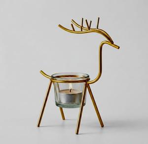 Ornements de Noël suspendus en métal doré, faits à la main, écologiques, finition brillante, forme personnalisée, pour l'intérieur, par Lavie Creations - Product Image 2