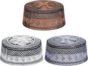 Simple Plain Prayer Cap for Men Soft Breathable <b>Islamic</b> Kufi Hat Bulk Orders Prayer Caps - Product Image 5