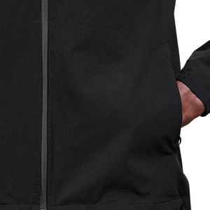 Veste coupe-vent à capuche color block active, épaisse, respirante, résistante à l'eau, pour sports de plein air, avec demi-zip, personnalisable - Product Image 6