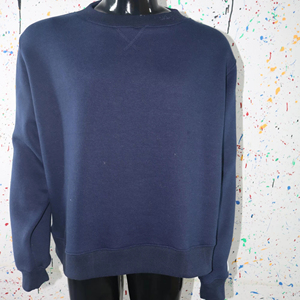 Sweat-shirt à col montant 100% coton avec broderie appliquée, col large, URBAN PRODUCTIONS - Product Image 1