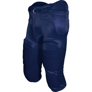 Mens Maroon <b>Padded</b> American Football Pants Buckle Closure Regular Fit Breathable Athletic Practice Game Sportswear wear football - Product Image 4