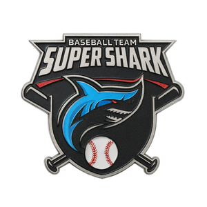 Pins échangeables personnalisés en émail avec logo d'équipe sportive en métal, mascotte de l'équipe, sur le thème du baseball - Product Image 4