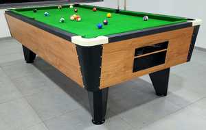 Ensemble de jeu de billard personnalisé HGR Amusement avec 2 queues de jeu, un jeu de billes et un triangle de rangement pour une utilisation en intérieur - Product Image 5