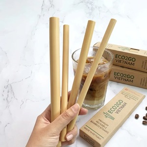 Wholesale Eco Friendly Recyclable Bamboo Straws Reusable BPA Free Natural Drinking Straws Bulk Supplier Custom Logo Set <b>Brush</b> - Product Image 6
