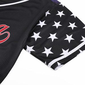 Maillot de baseball professionnel respirant pour jeunes, sublimé, avec logo d'équipe personnalisé, impression intégrale, vêtements de sport pour les écoles - Product Image 6