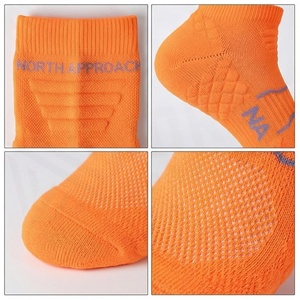 <b>Orange</b> Ankle <b>Socks</b> Breathable Knitted Running <b>Socks</b> for Adults Summer Sport Wear - Product Image 4