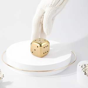 Soporte para Incienso en Forma de Dado con Recolector de Ceniza, Quemador Decorativo Artesanal para Hogar, Oficina y Puja - Product Image 4