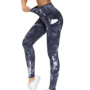 TAYUMA INDUSTRIES Leggings pour femmes à taille haute, longueur cheville, coupe ajustée, respirants, antibactériens, design vintage personnalisé, faible MOQ - Product Image 6