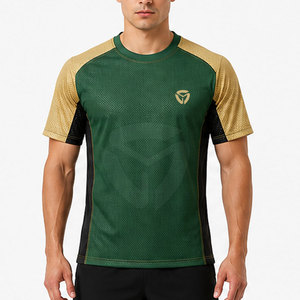 Camiseta Deportiva de Malla Transpirable para Hombre, Tejido Ligero, Paneles de Ventilación, Corte Atlético y Elegante, Ropa Deportiva para Sesiones Activas - Product Image 3