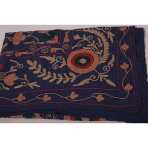 Handmade Vintage Suzani Kantha <b>Quilt</b> Cotton Floral Embroidered Eco-Friendly Washable Boho Indian <b>Throw</b> Blanket Bedspread - Product Image 6