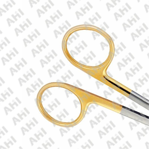 กรรไกรแพทย์สแตนเลสคุณภาพสูง AHI แบบตรง ปลายทู่ สำหรับผ่าตัดและชำแหละเนื้อเยื่อ - Product Image 6