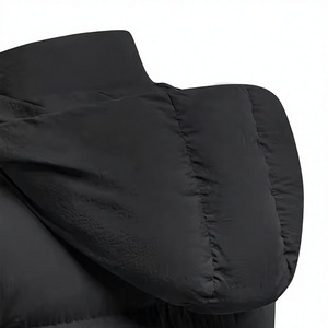 Chaqueta de Invierno para Hombre de la Mejor Calidad, Personalizada, Premium, Ecológica, de Lana, con Cierre, Cuello Alto, Logotipo Frontal, con Capucha, Resistente al Viento - Product Image 2