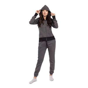 Ensemble de survêtement deux pièces pour femmes, vêtements de sport personnalisables avec logo, tenue de fitness pour la gym, fournisseur OEM ODM de vêtements de sport sous marque privée - Product Image 4