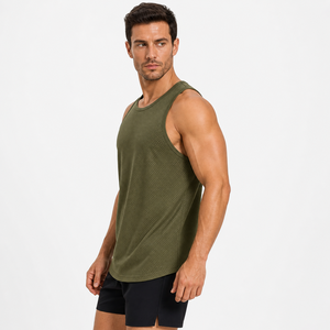 <b>Men</b> <b>Mesh</b> Tank <b>Top</b> Breathable moisture-wicking fabric for gym or street Lightweight stylish and durable Perfect summer fit - Product Image 1