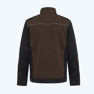 เสื้อแจ็คเก็ตสำหรับงานอุตสาหกรรมผู้ชาย ทนทาน ผลิตจากโพลีเอสเตอร์ 100% เสื้อผ้าทำงานกลางแจ้งเพื่อความปลอดภัยระดับมืออาชีพ รับผลิตแบบ OEM ODM - Product Image 2