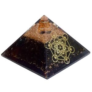 Venta al por mayor de piedras preciosas de turmalina negra natural Chips tallados Feng Shui piedra curativa para Reiki Orgonita pirámide meditación - Product Image 2