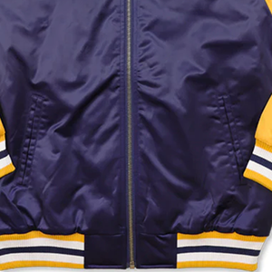 Blouson Bomber Réversible en Soie Satinée Unisexe GSU Premium, Col V Personnalisable par Sublimation, Veste Printemps Coupe-Vent - Product Image 3