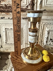 Portavelas Decorativo de ILAHI Hecho a Mano con Incrustaciones de Madreperla, Ecológico, con Impresión Personalizada, para Velas Aromáticas, Ideal para Cumpleaños - Product Image 4