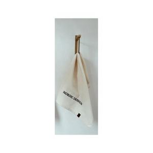 OEM 100% Organic Cotton Kitchen Nordic Embroidered Towels Super Fleece <b>Binding</b> Hanging Standard Size Wholesale Reusable Travel - Product Image 1