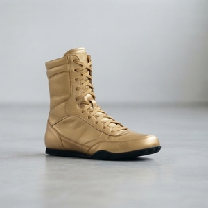 Zapatos de Boxeo de Piel para Hombre, Cierre con Cordones, Ligeros, Transpirables, con Soporte Flexible para el Tobillo, Suela Antideslizante, para Gimnasio - Product Image 2