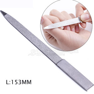 Lime à ongles professionnelle double face en acier inoxydable – Conception légère, surface lisse, durable et réutilisable pour un soin des ongles fiable - Product Image 4