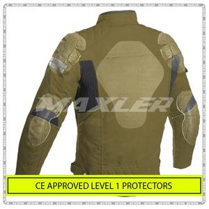 Veste de moto pour homme en textile imperméable homologué CE avec taille ajustable et amovible Veste de moto en textile pour homme - Product Image 3