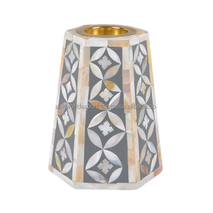 Luxe Os Incrustation Bois Bougie Porte-Encens Bonne Qualité Arabe Mubkhar Talit Décoration De Noël Pour Une Utilisation Décoration De La Maison - Product Image 6