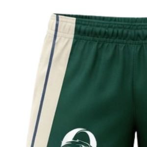 Pantalones Cortos de Netball Sublimados en Verde Oscuro y Blanco, Unisex, de Poliéster Ligero, Uniforme Deportivo, Ropa Deportiva para Equipos, Ropa de Competición - Product Image 5
