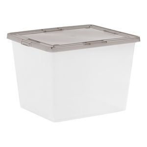 Contenitori di plastica da 36 Qt con coperchi, impilabili, confezione da 6 - Product Image 2