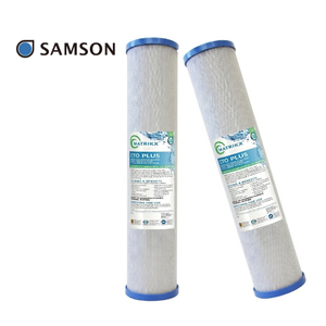 Système de préfiltration pour toute la maison avec filtre de réduction de chlore en deux étapes, charbon actif haute densité, hydratation propre et fraîche - Product Image 1