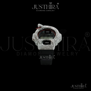 Reloj G-Shock con Bisel de Serpiente y Diamantes Moissanite VVS Premium, Reloj de Pulsera de Moda de Alta Calidad con Diamantes, al Precio Más Bajo y Mejor de la Historia - Product Image 4