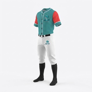Uniformes de Béisbol Juveniles Sublimados con Pantalones, Tela para Camisetas de Béisbol, Servicio de Diseño Gratuito, Uniformes de Béisbol Personalizados - Product Image 4