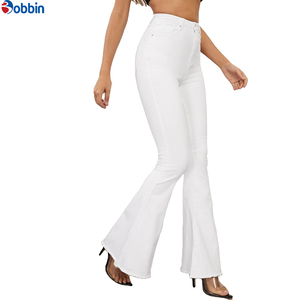 Pantalones Vaqueros Acampanados de Tallas Personalizadas para Mujer, Estilo Femenino, Nuevos Jeans Elásticos Transpirables de Tallas Grandes - Product Image 2