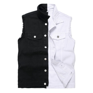 Wholesale Fashion <b>Men</b> Denim <b>Vest</b> Customized New Design Fashionable High Quality Best Price Jeans Cotton <b>Men</b> Denim <b>Vest</b> - Product Image 1